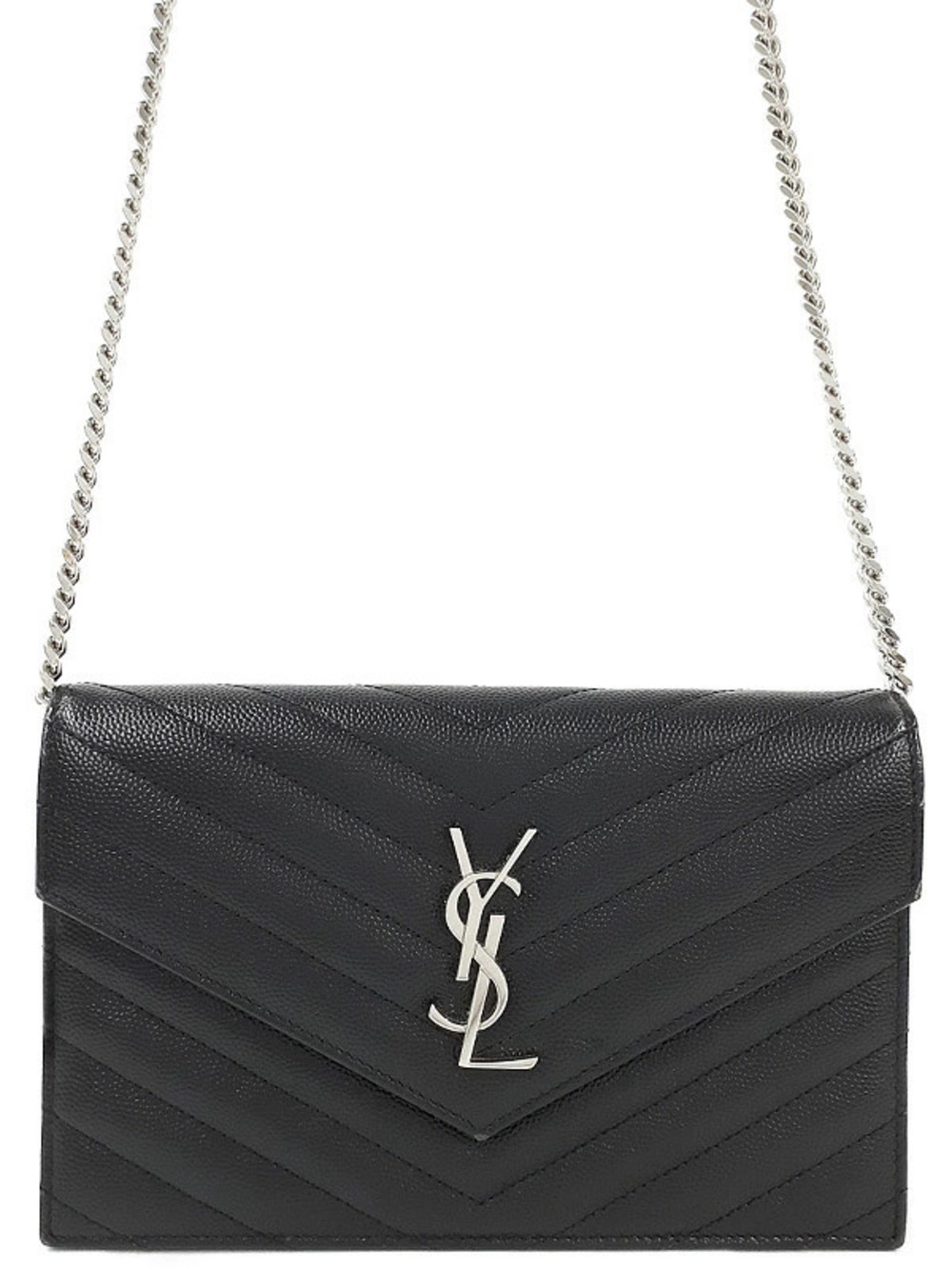 SAINT LAURENT PARIS Saint Paris Monogram Envelope Chain Wallet